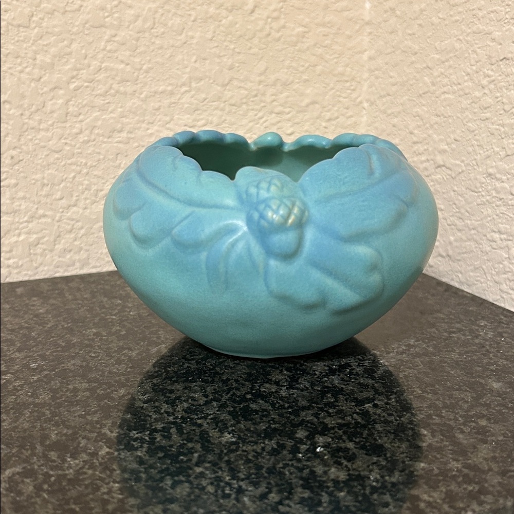 Van Briggle Turquoise Pottery Piece - Picture 4 of 5